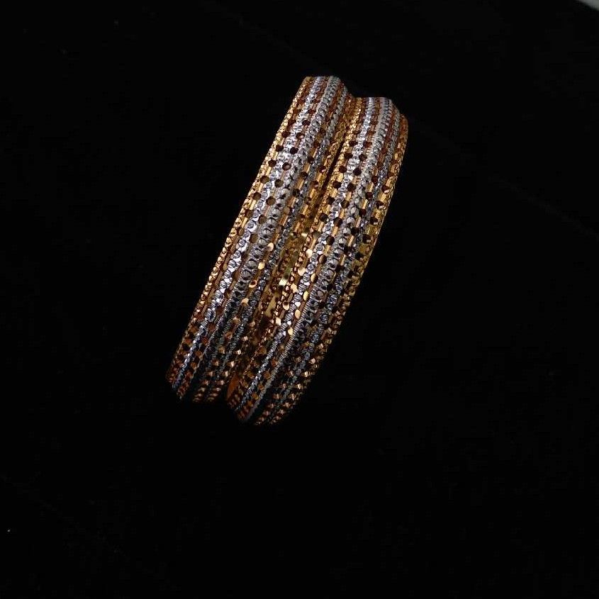 22KT Gold Indian Ladies CNC Hollow Bangle