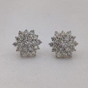 14K Gold Diamond Stud