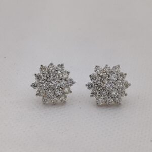 14K Gold Diamond Stud