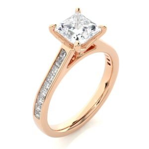 Gold With Diamond Fancy Design Ring