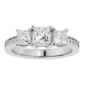 22Kt White Gold Diamond Ring