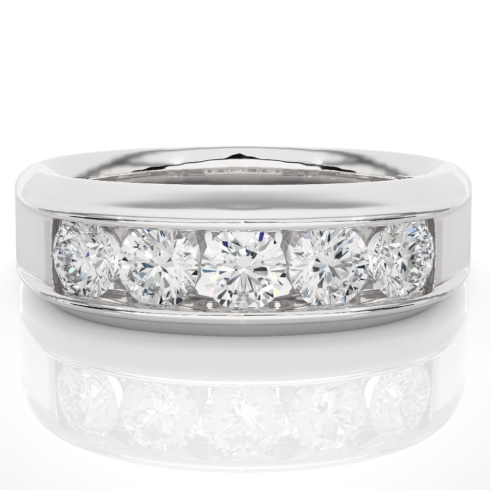 Designer White Gold Band