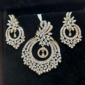 daimond  pendent set