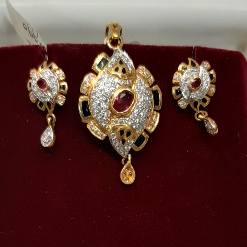 916 hallmark pendant set FR9133