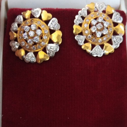 916 Gold hallmarked Earring EK3874