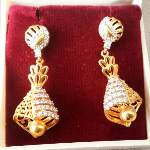 916 Gold Fancy buti YJ5844