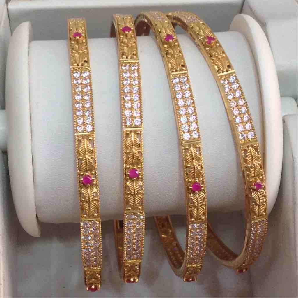 916 Gold Attractive Bangles