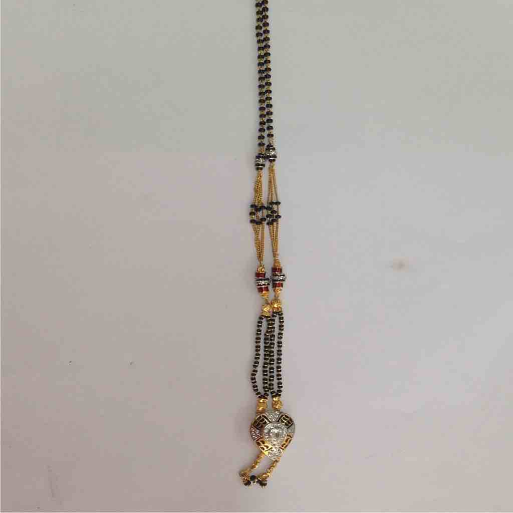 916 gold mani moti mangalsutra