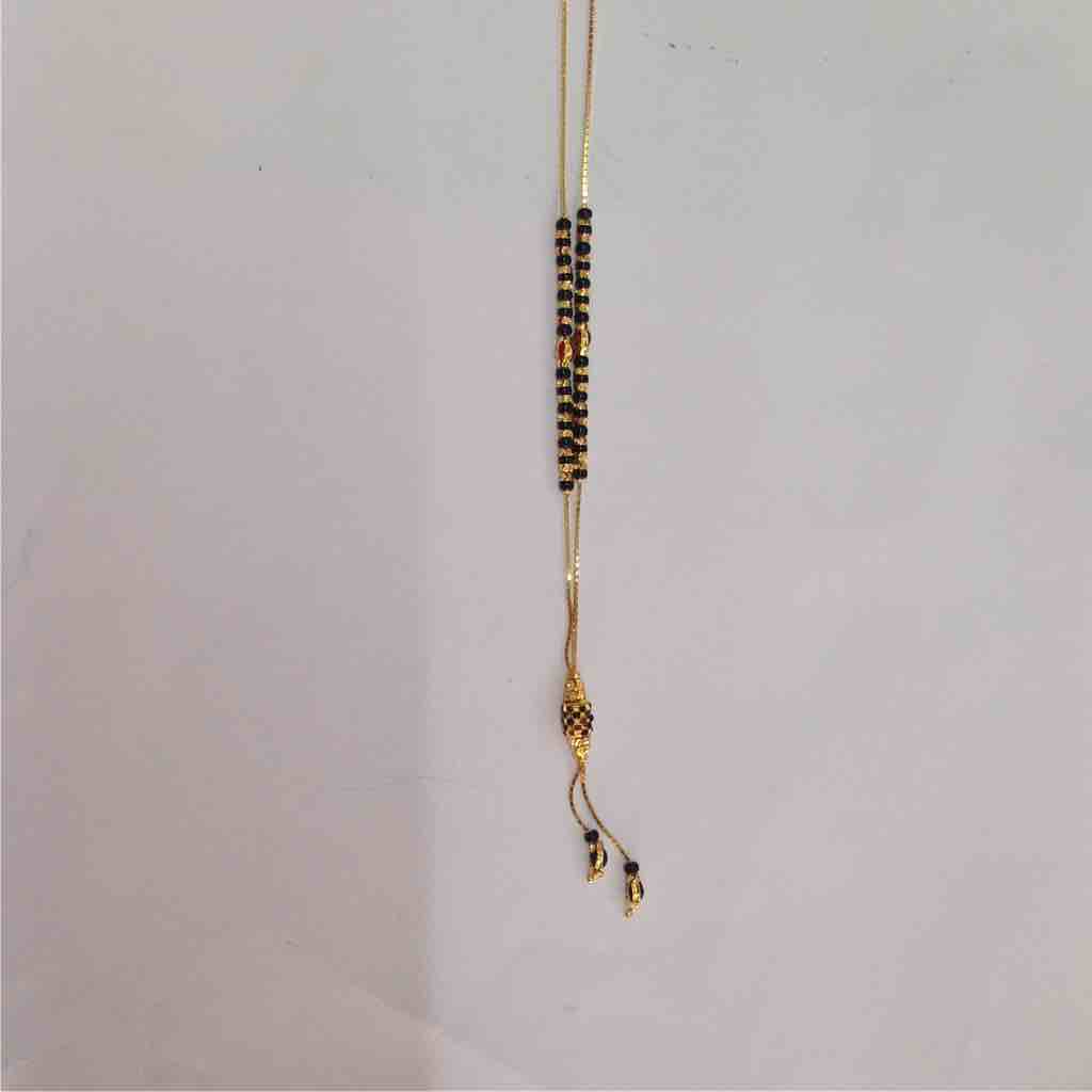 916 gold delicate mangalsutra