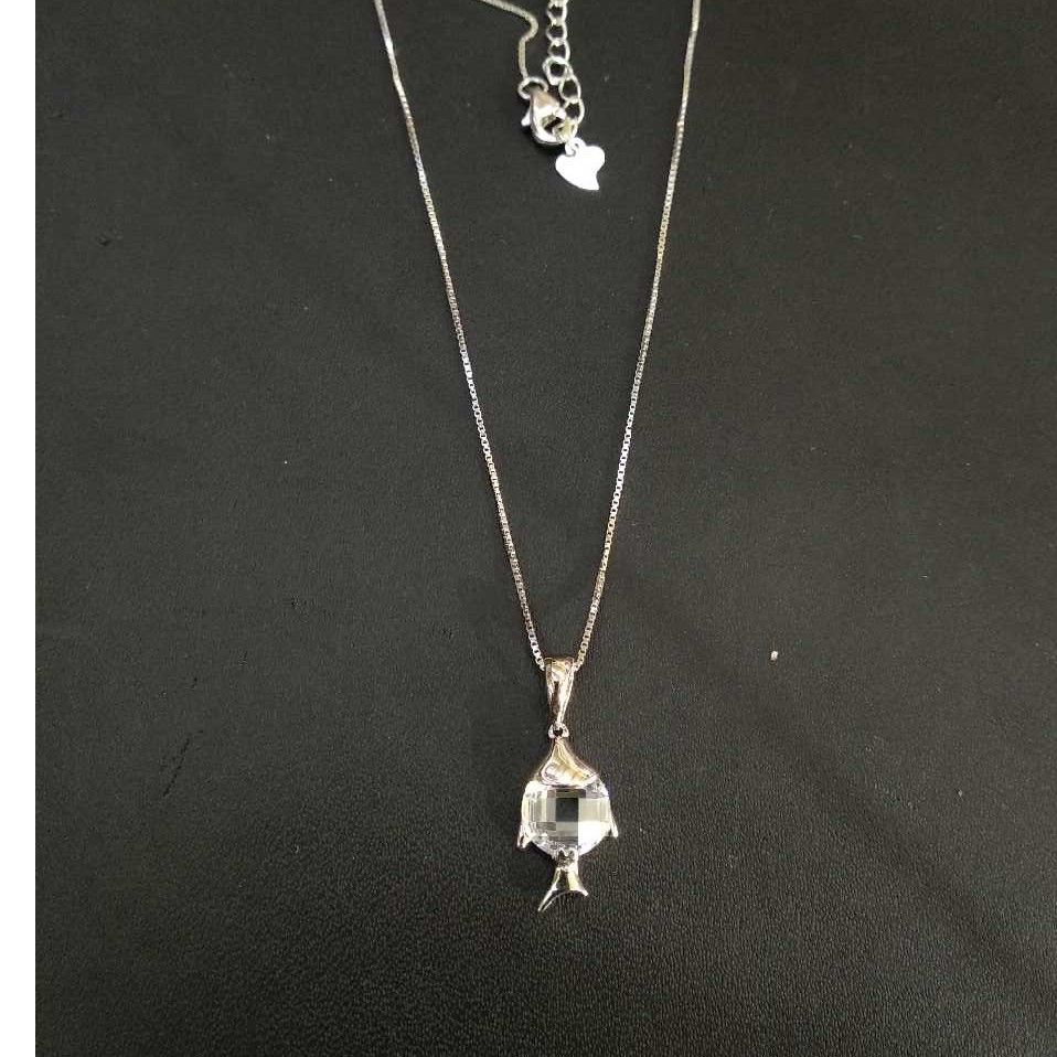 92.5 Silver Exclusive Designer Ladies Pendant Chain