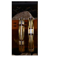 22KT Gold Ladies Designer Yellow Copper Kadli(Gabha Kadli)