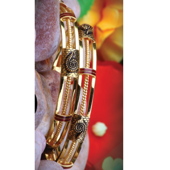 22KT Gold Yellow Copper Kadli(Gabha Kadli)