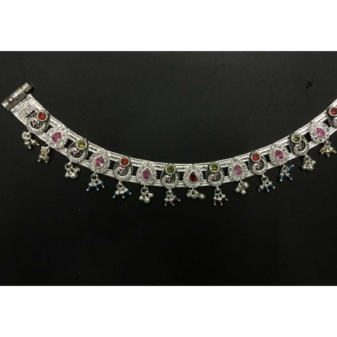 Fancy Silver Payal