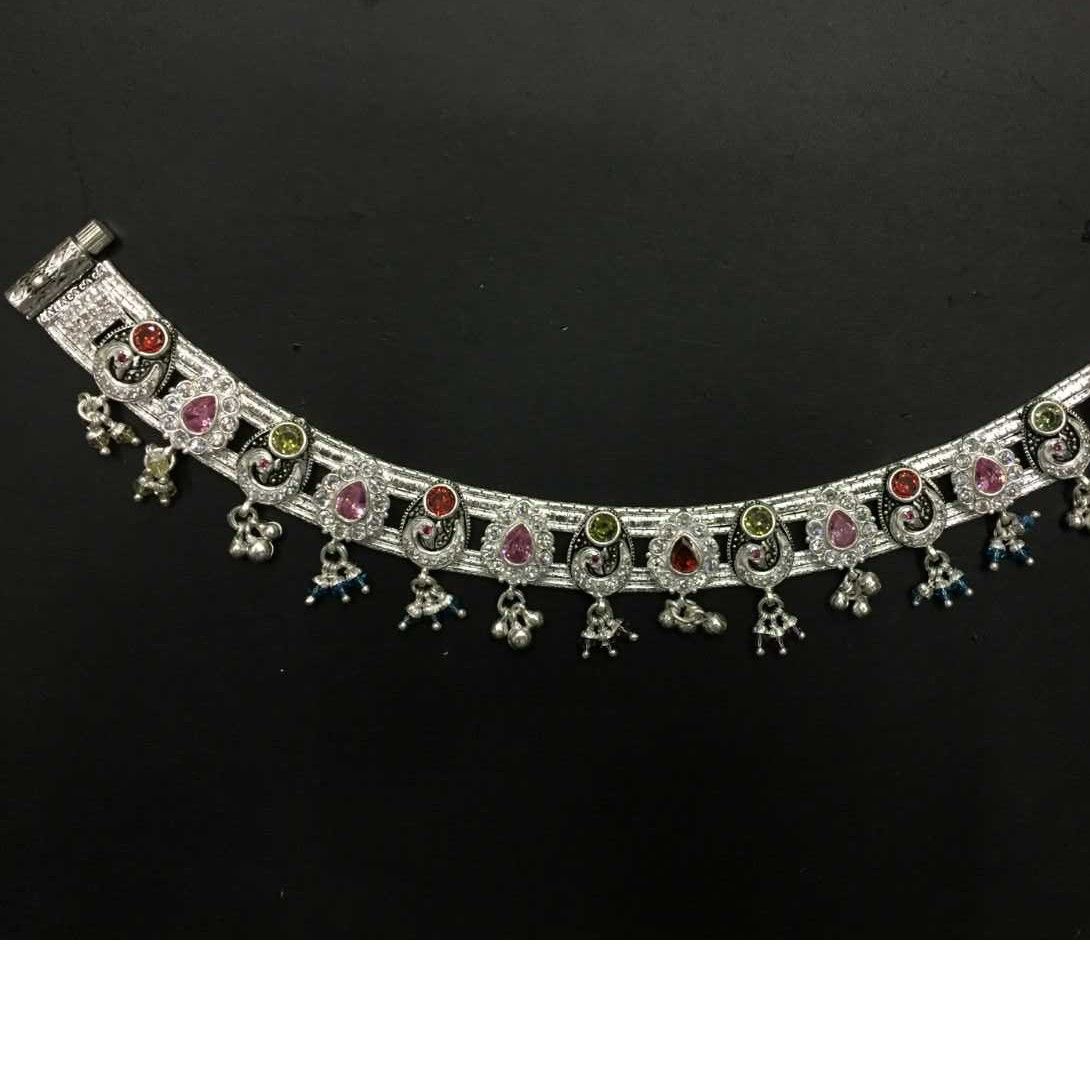 Fancy Silver Payal