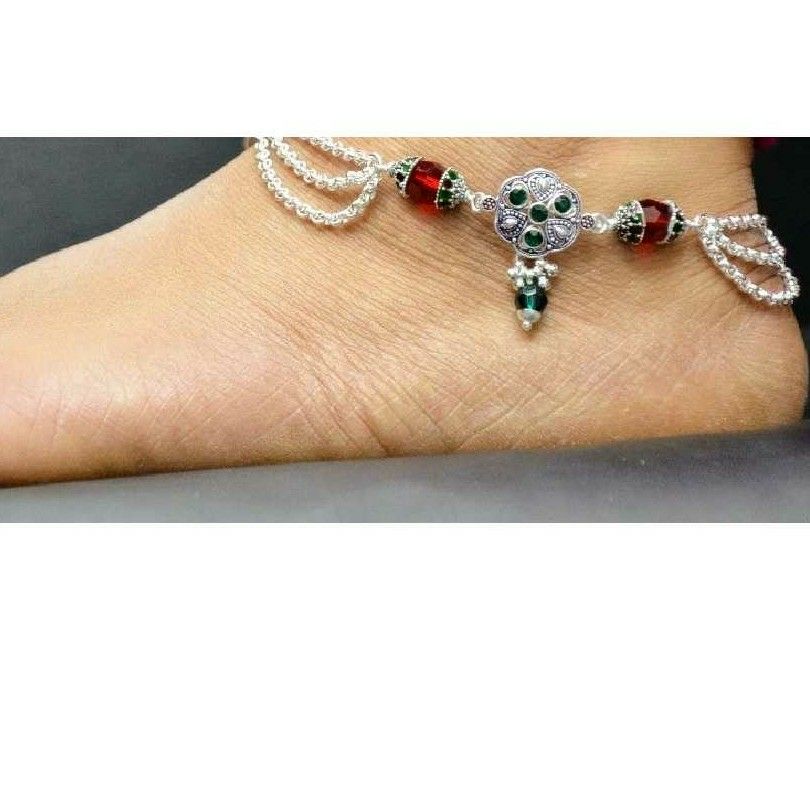Fancy Silver Payal