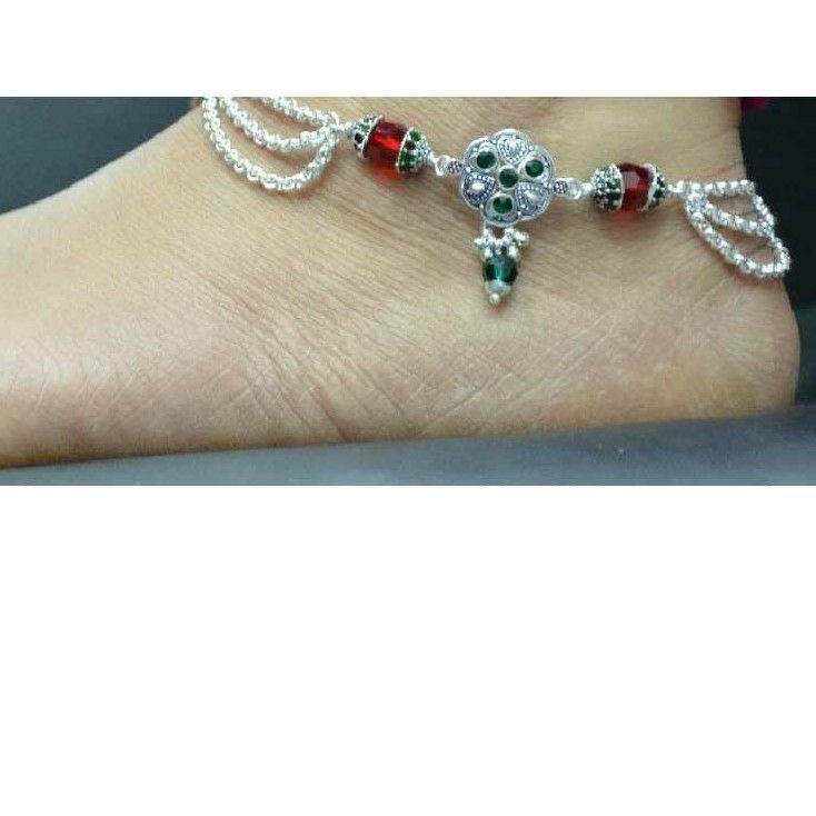 Fancy Silver Payal