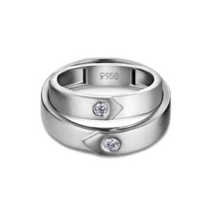 Platinum couple ring