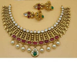 Gold designer antique set