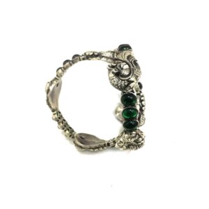 925 Sterling Silver Fancy Peacock Design Kada