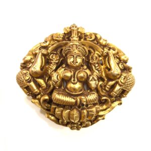 916 Gold Temple Work Laxmi Pendant