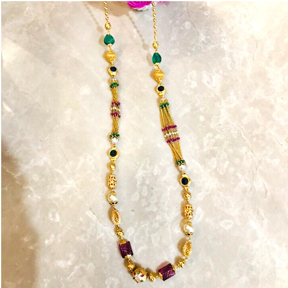 916 Gold Antique Designer Mala
