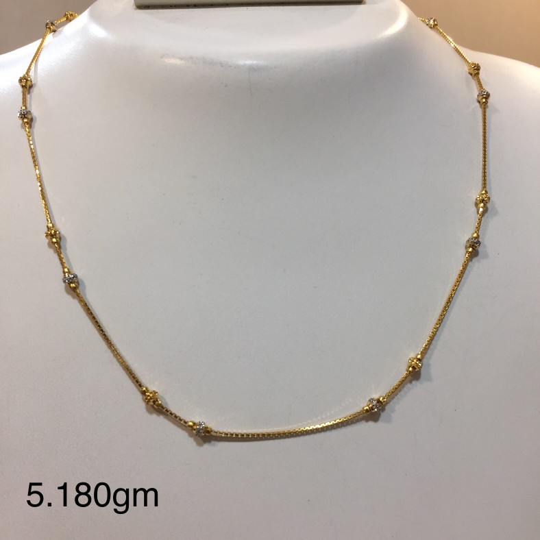 22Kt Gold Fancy Ladies Chain