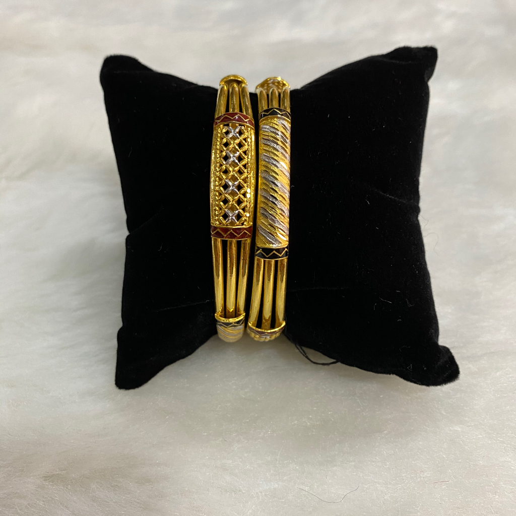 22k gold bangles
