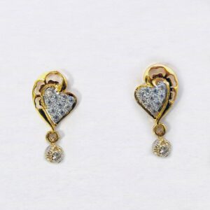 916 cz gold pendant set sk-ps010