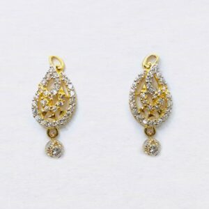 22KT Gold CZ Pendant Set SK-PS005