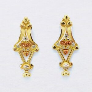 22KT Gold Hallmarked Latkan Earring SK-E029