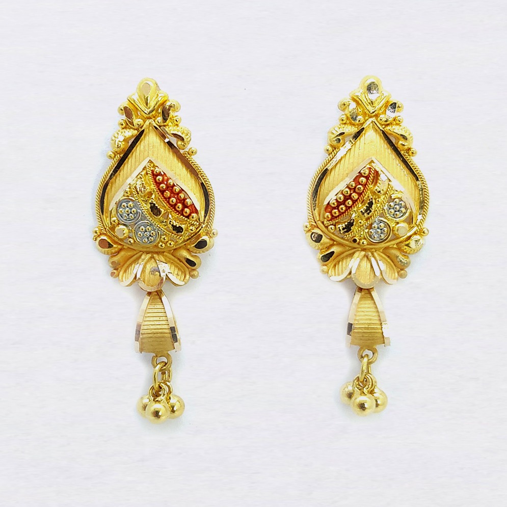 916 gold designer lakan buti with ghughari sk-e027