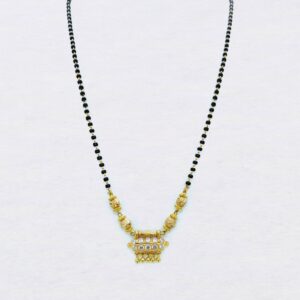 916 gold black beads dokiya mangalsutra sk-m005