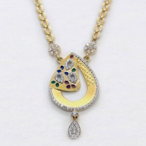916 Gold Delicate Necklace Set SK-N010