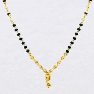 22KT Gold Mani Moti Dokiya Mangalsutra SK-M002