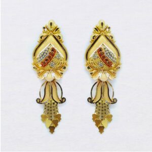 22KT Traditional Gold Latkan For Ladies SK-E023