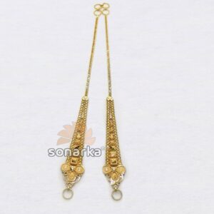 Gold Earchain SK - K037
