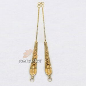 Gold Earchain SK - K035