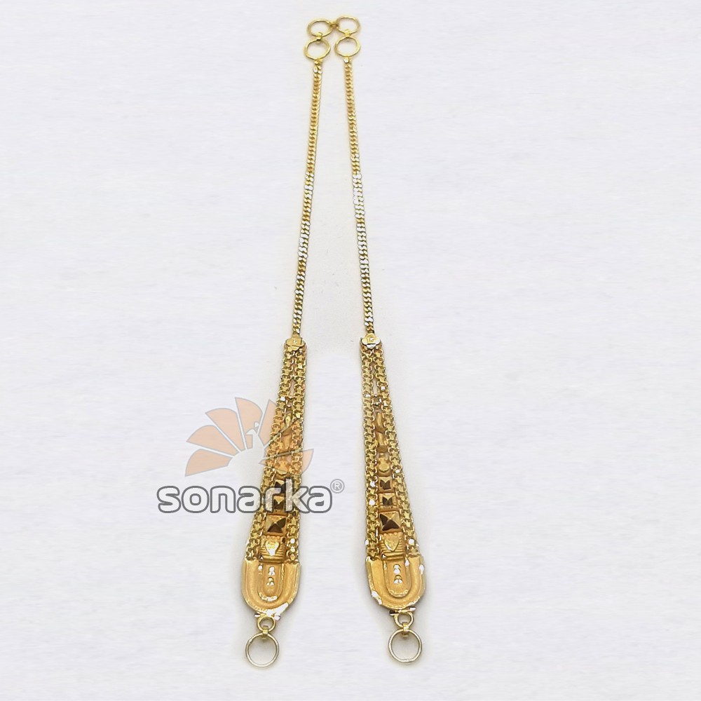 Gold Earchain SK - K035 - Image 2