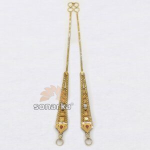Gold Earchain SK- K023