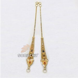 Gold Earchain SK - K020