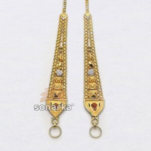 Gold Earchain  SK - K014