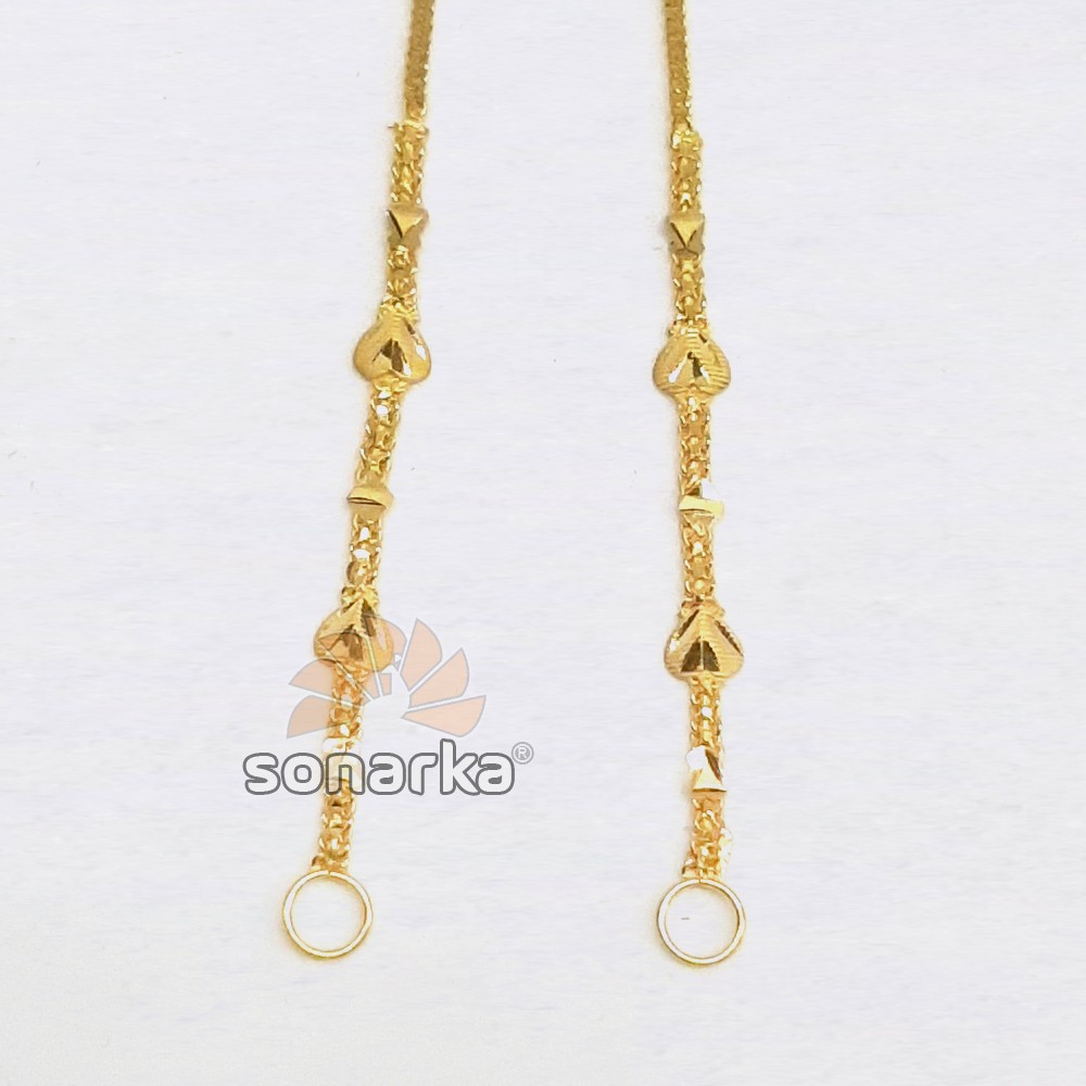 Light weight gold earchain kanser sk - k001