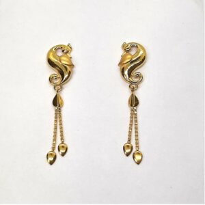 Plain gold necklace set sk-n004