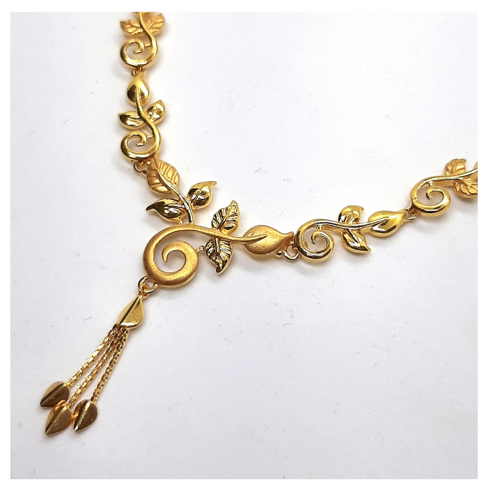 Plain Gold Necklace SK-N001 - Image 2
