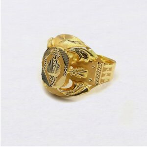 Nazrana Gold Anguthi For Men
