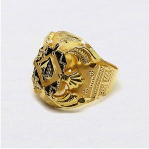 Lightweight Nazrana Gold Ring For Men