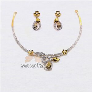 916-Fancy-Lightweight-CZ-Gold-Necklace-Set