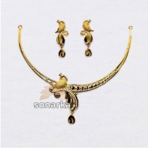 22k-lightweight-peacock-design-gold-necklace