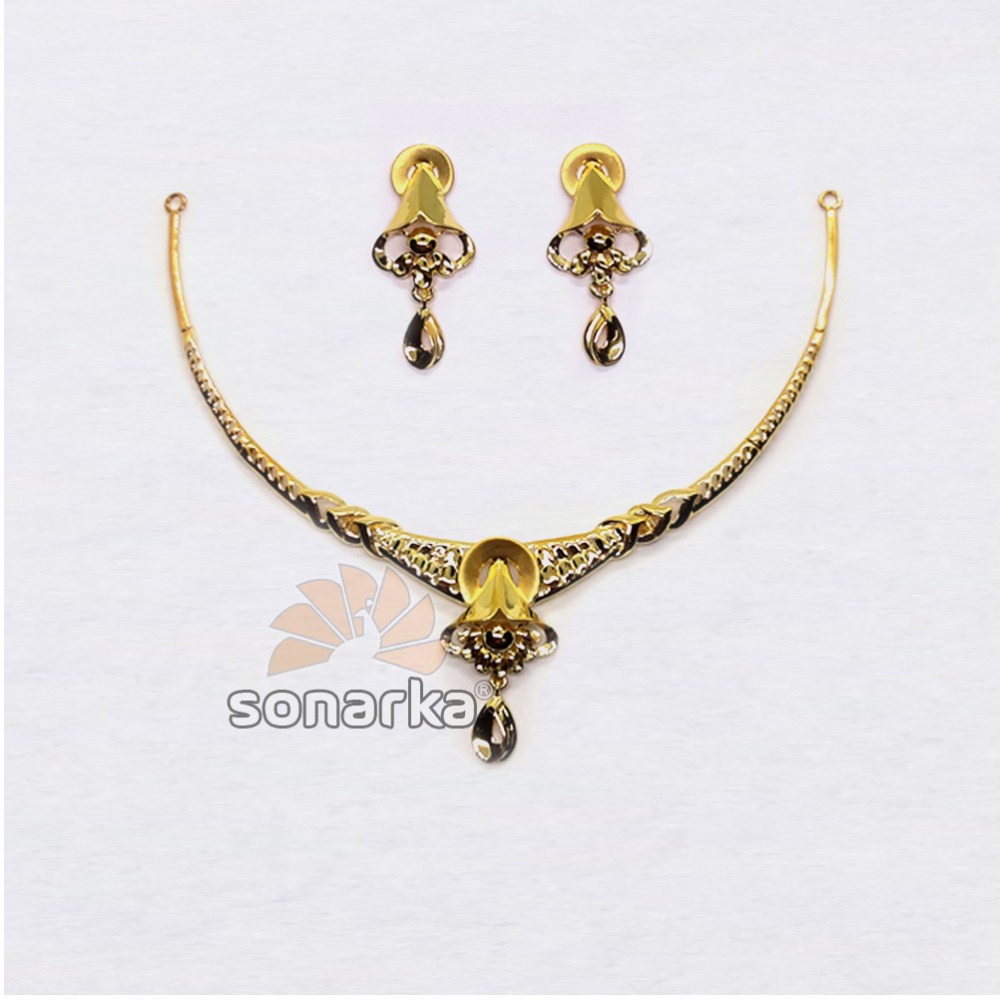 22k-Fancy-Light-Weight-Gold-Necklace-Design