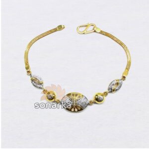 22KT Plain Gold AD Ladies Lucky